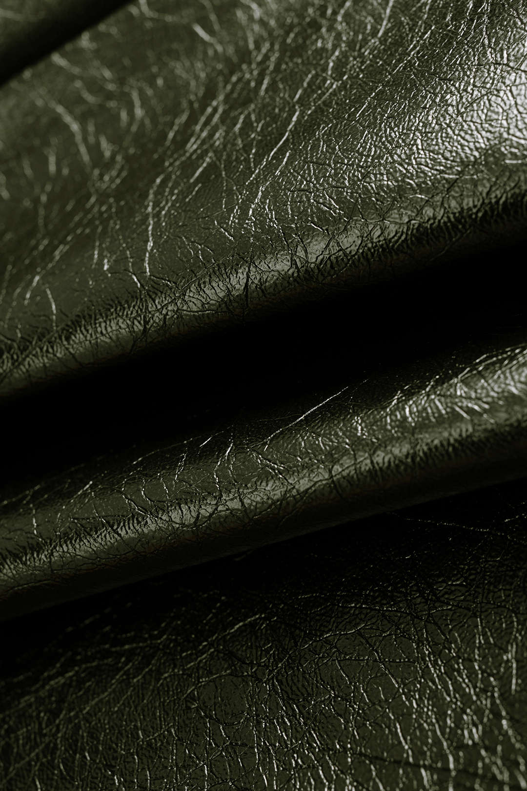 Artificial Leather High-Waisted Shorts