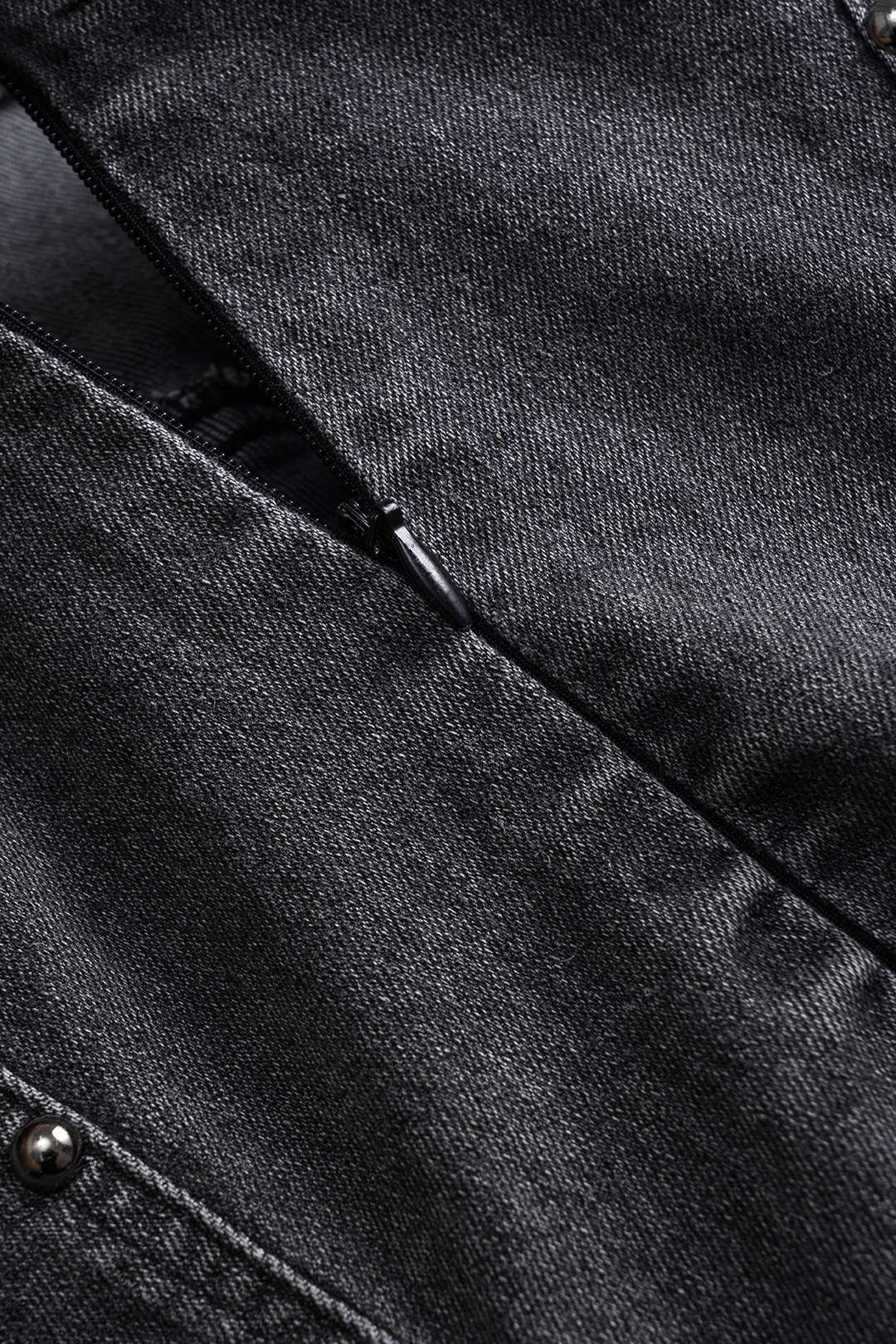 Simple Denim Sleeveless Dress