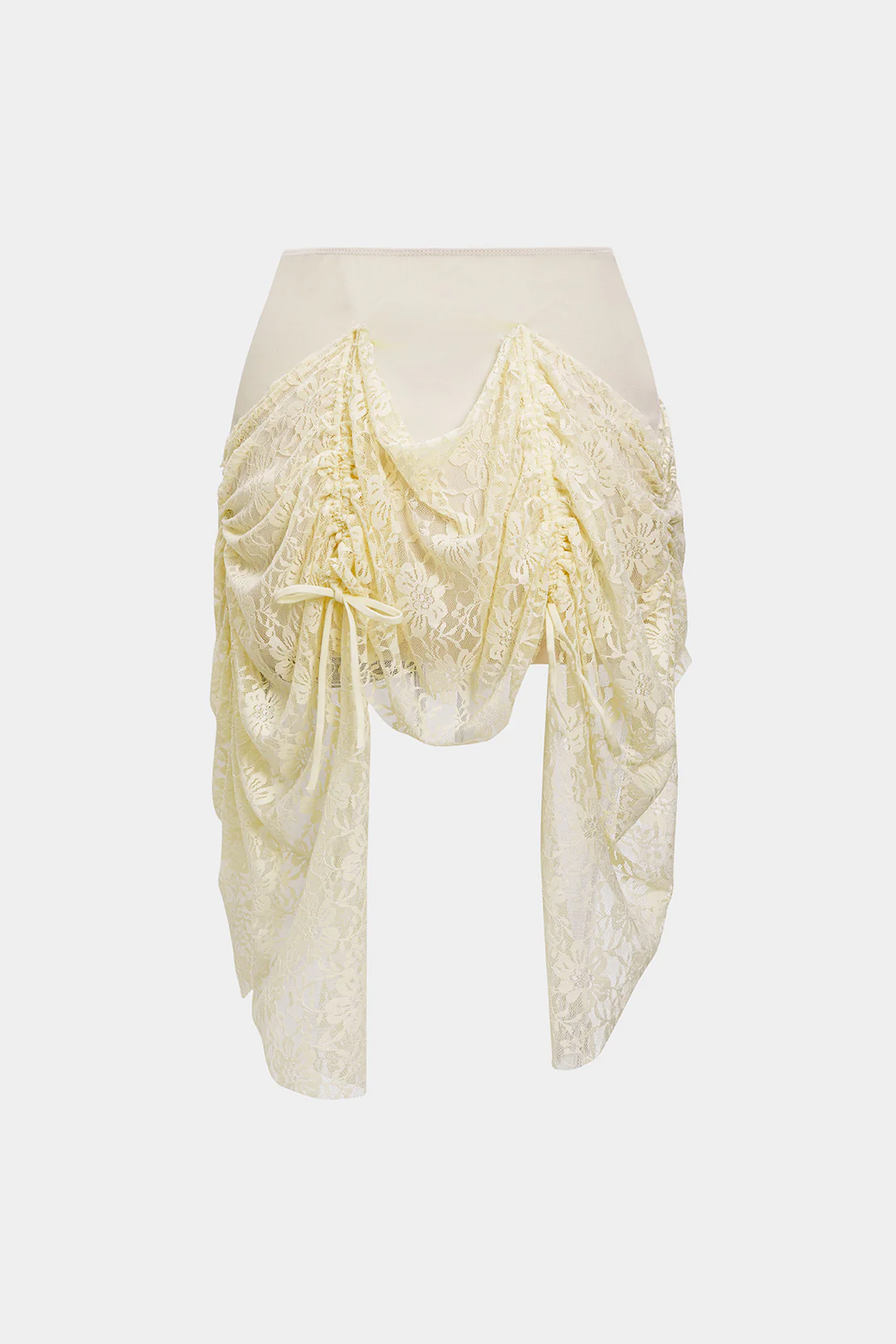 Lace Patchwork Mini Skirt