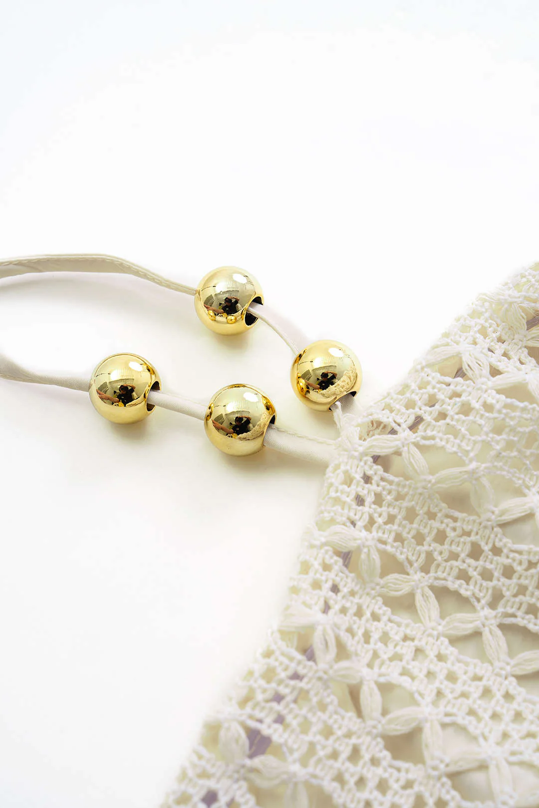 Beaded Halter Neck Tank Top and Fringe Trim Skirt Ensemble