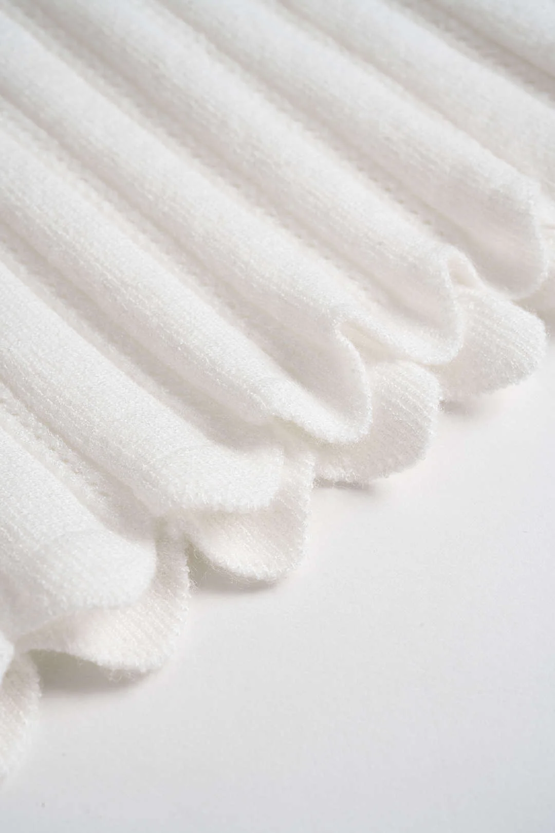 Knit Solid Round Neck Tank Top and Mini Skirt Combo