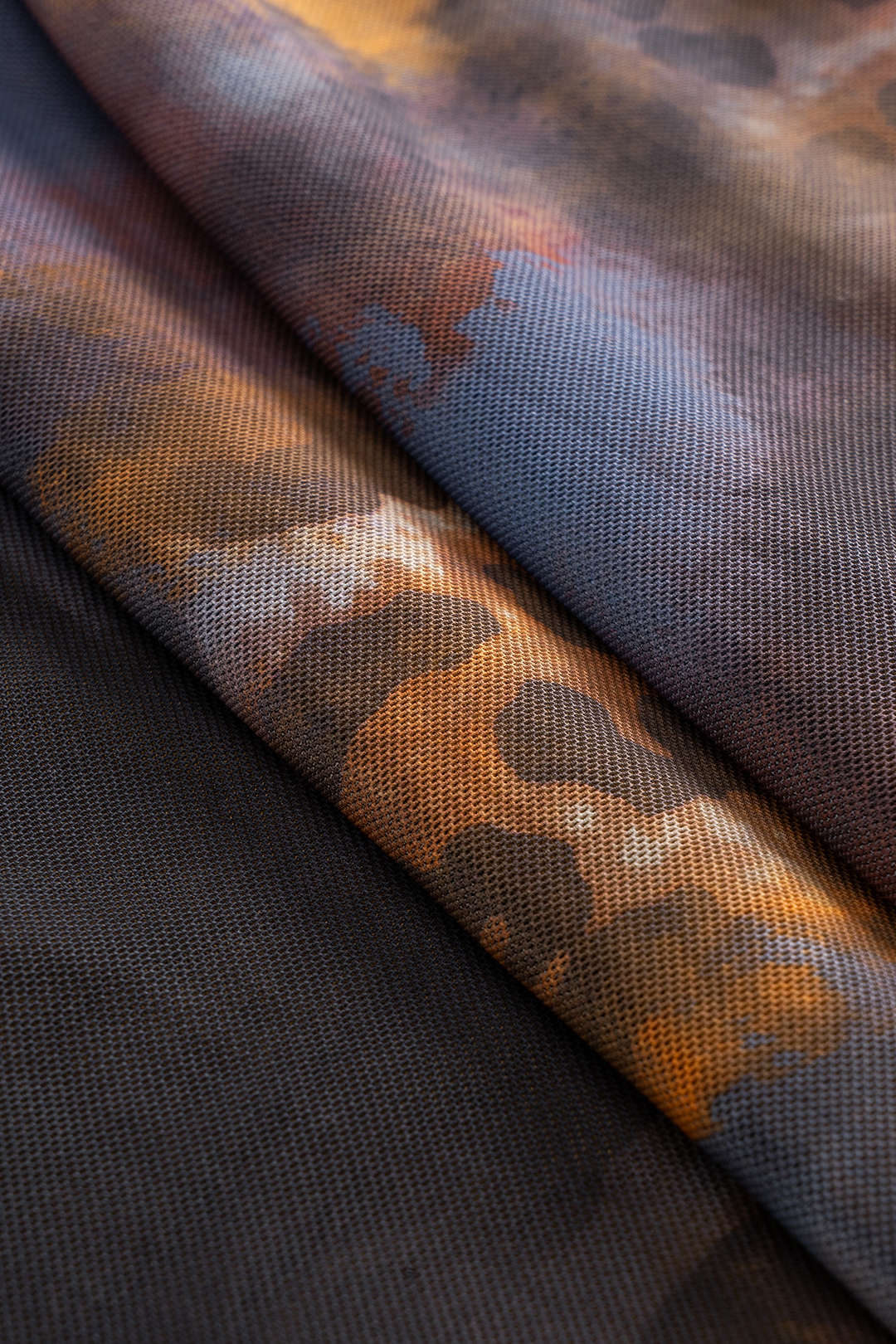 Mesh Tie Dye Print Metallic Decor Beaded V-Neck Halter Backless Cut Out Sleeveless Maxi Dress