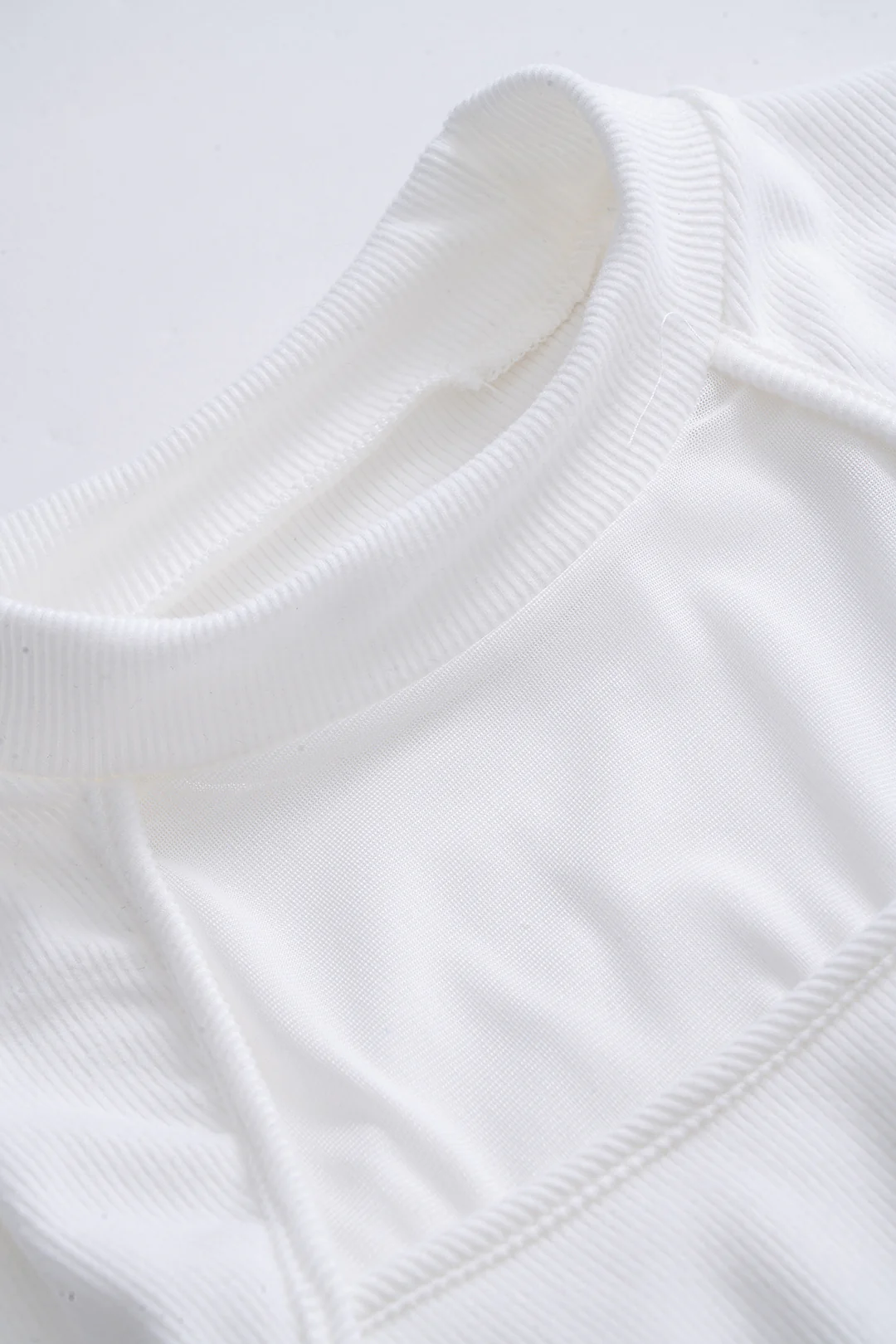 Mesh Patchwork Ruched Long Sleeve Mini Dress