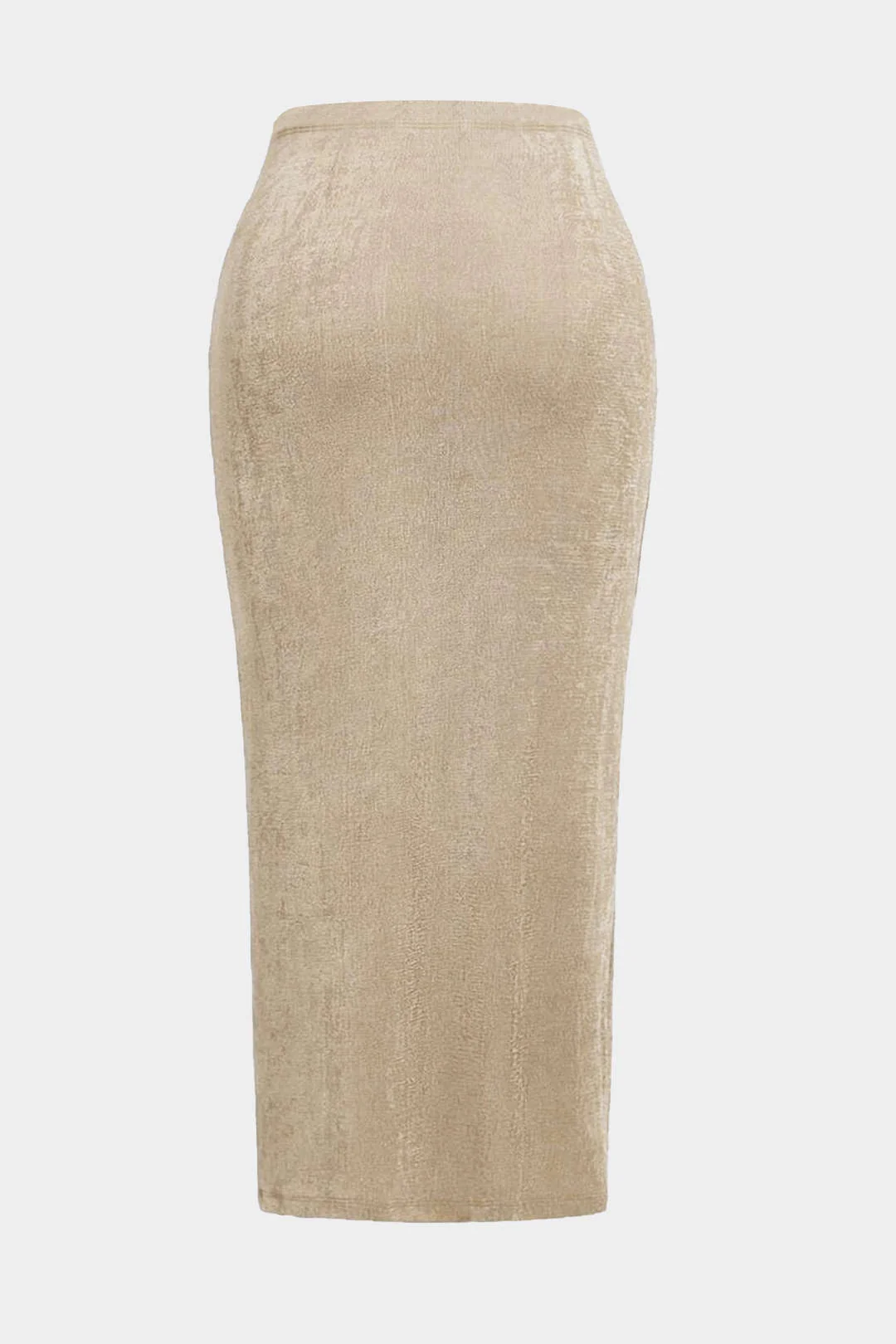 Plus-Size High-Waist Ruched Skirt