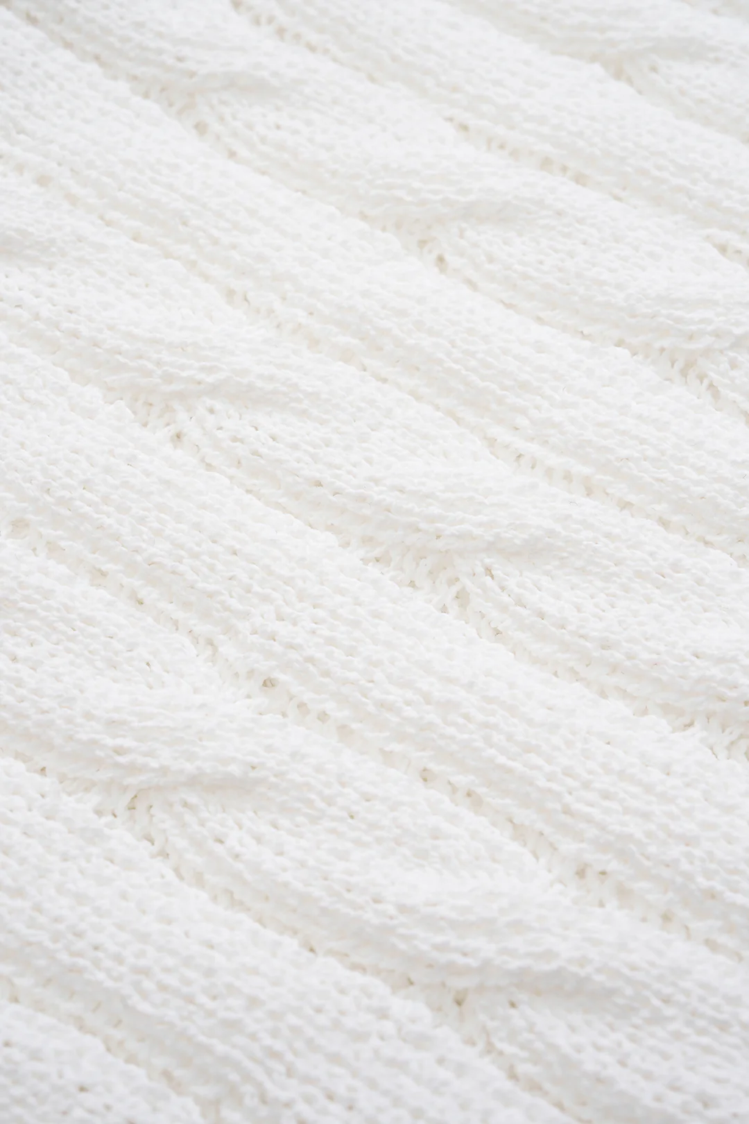 Simple Contrast Knitted Skirt