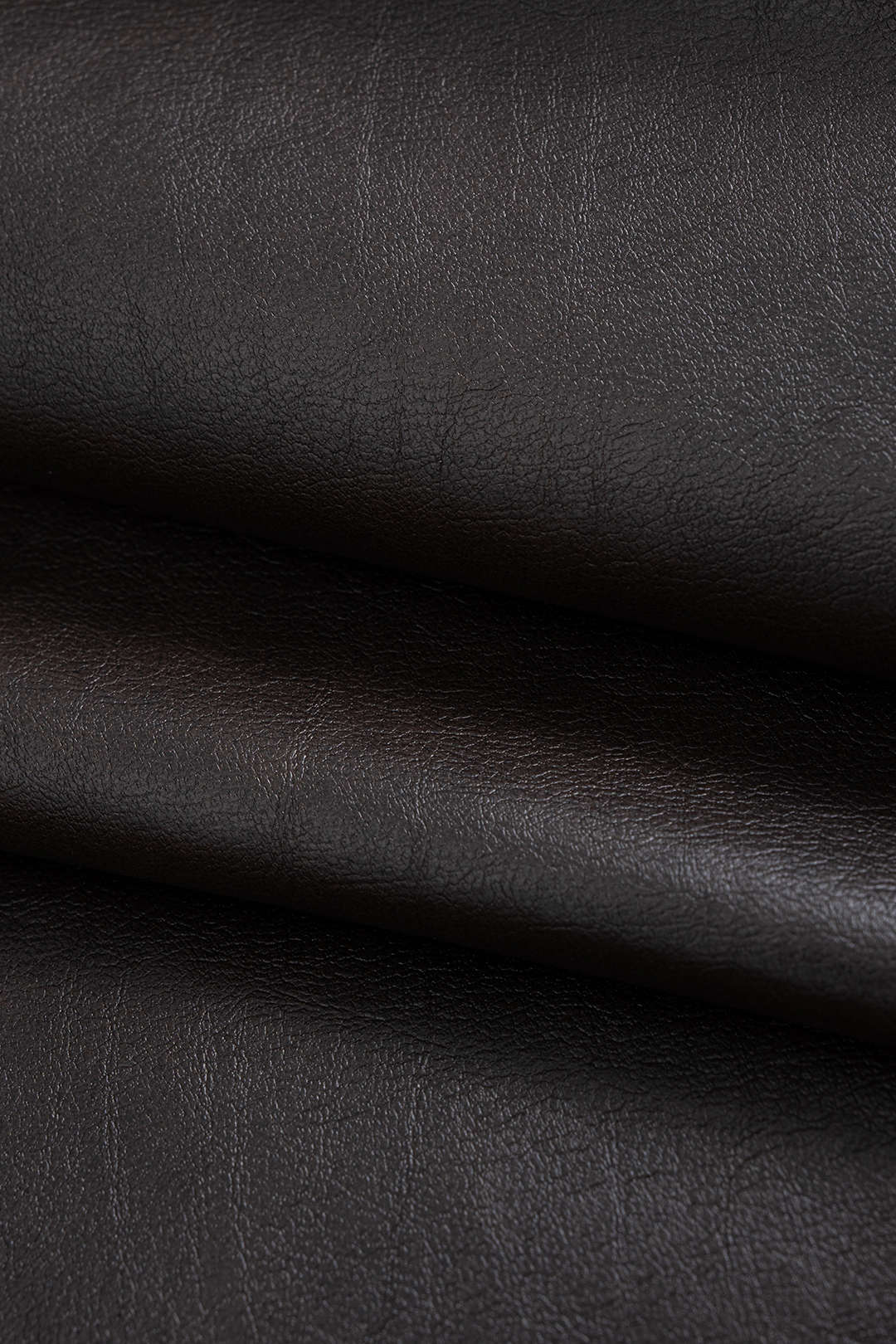 Faux Leather Ruched High-Waisted Skirt