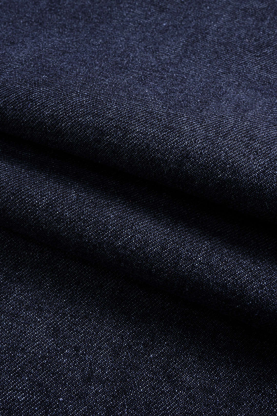 Denim Buttoned Straight-Leg Cuffed Jeans