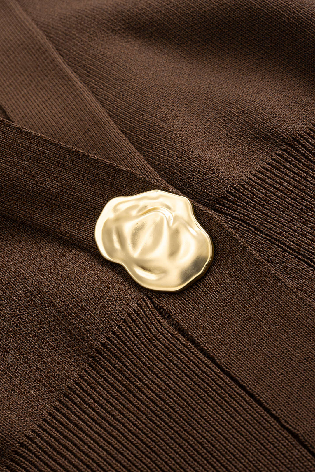 Knit V-Neck Metallic Decorated Tank Top