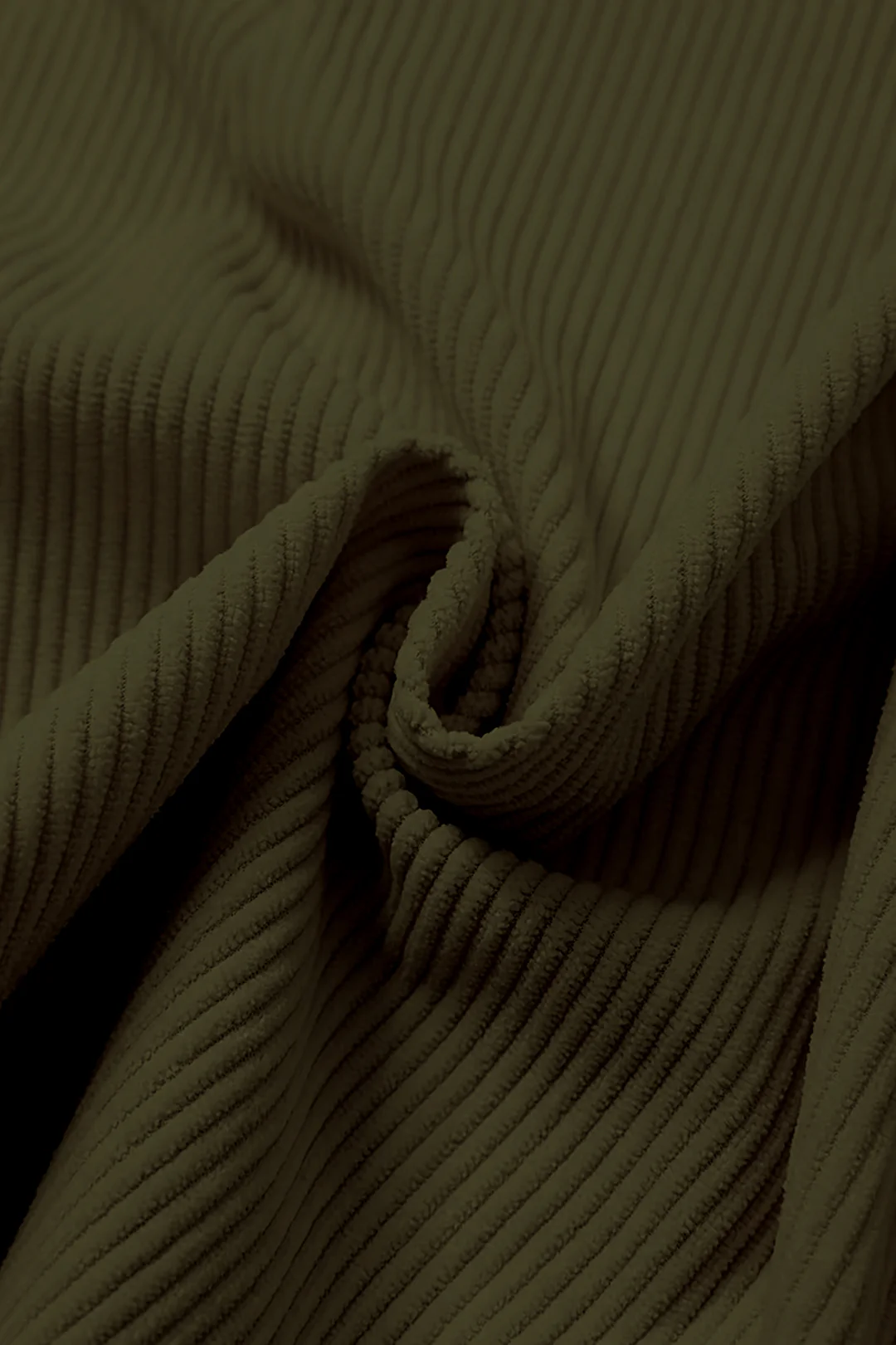 Metallic Button Asymmetrical Short Skirt