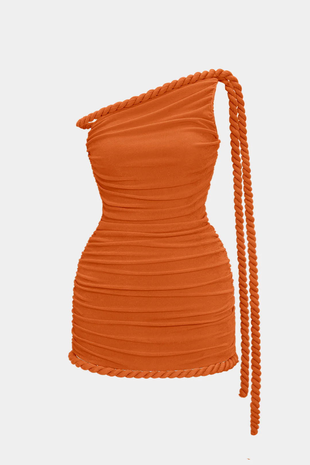 Plus Size Patchwork Twist Knot Sleeveless Mini Dress