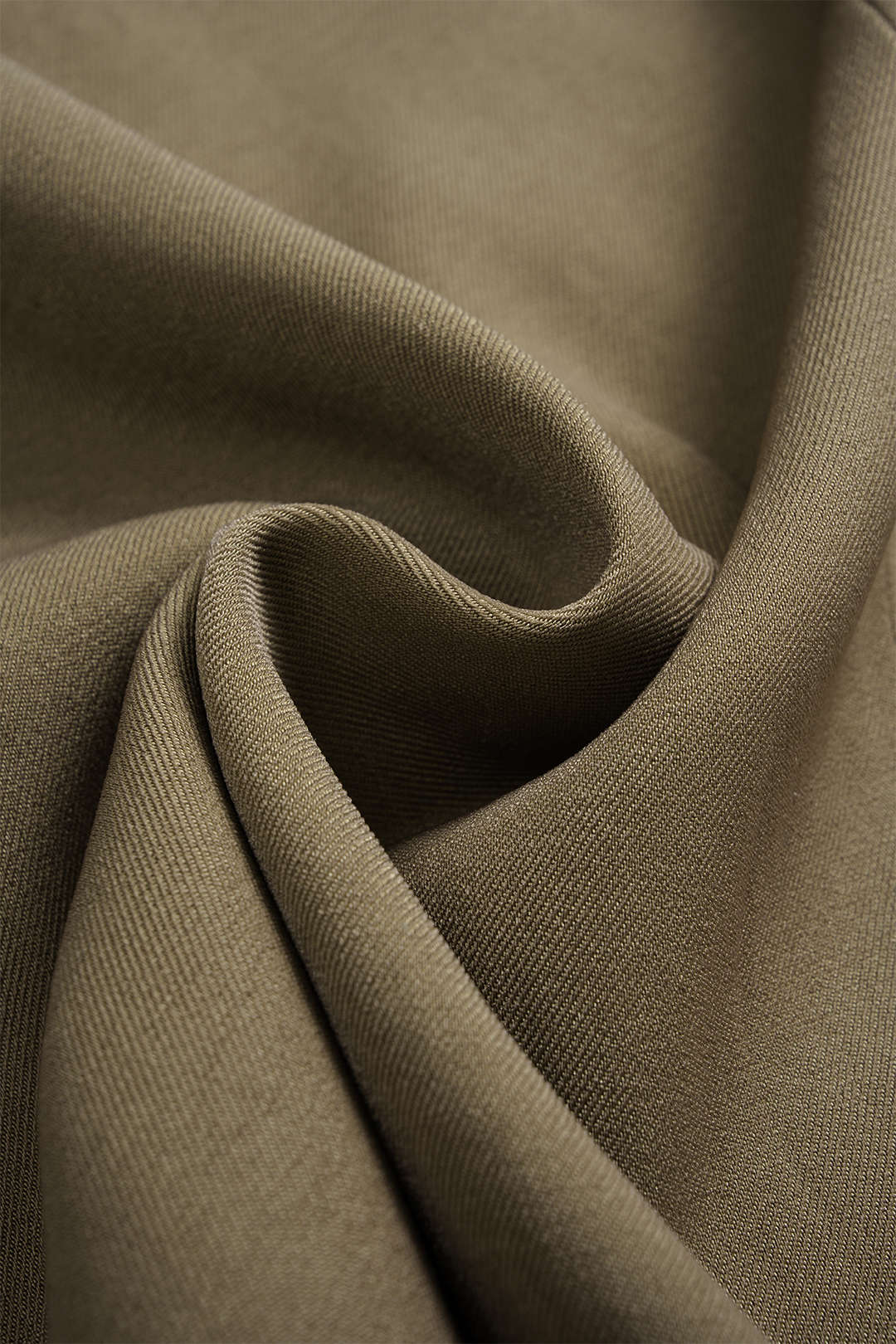 Belted Asymmetric Ruched High-Waist Skirt