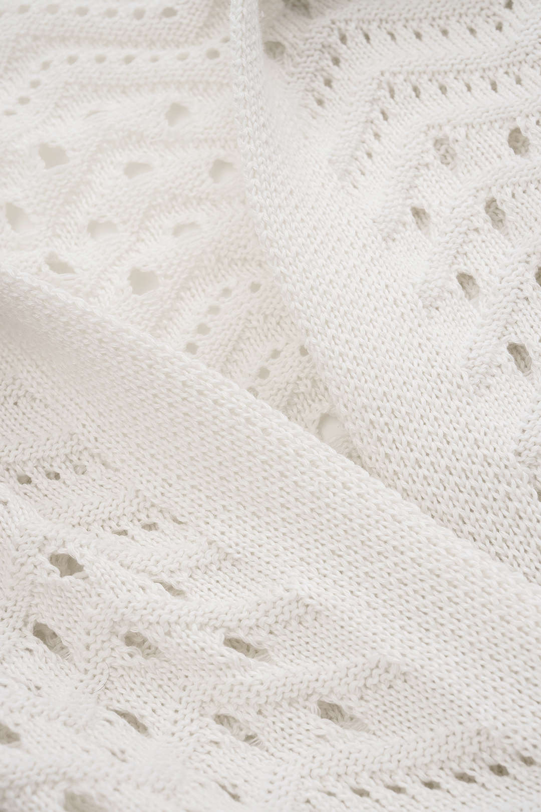 Knit Hollow-Out Top and Trousers Set