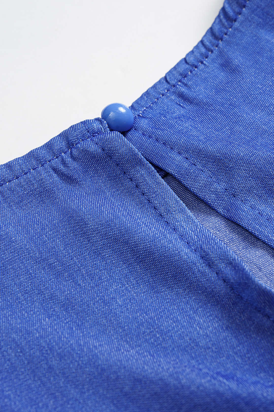 Ruched Tank Top and Shirred Waistband Trousers Combo