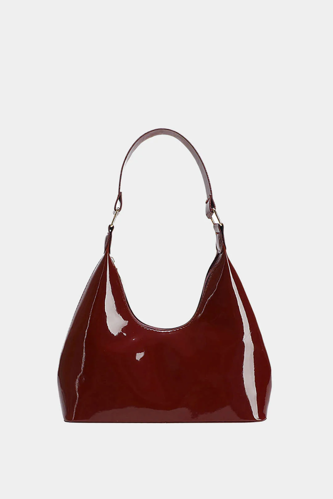 Patent Leather Shoulder and Handheld Bag