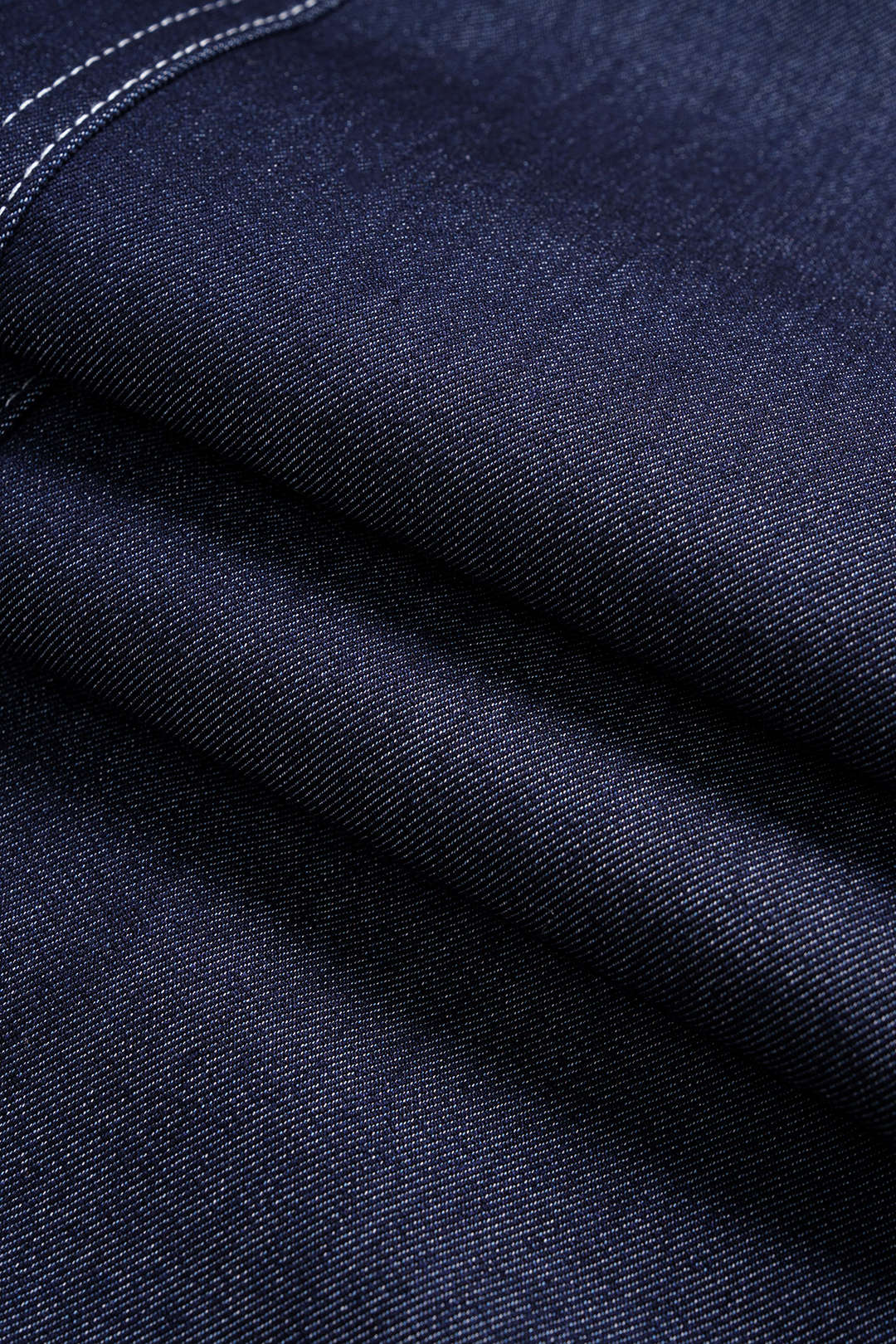 Denim Skirt with Zipper Seam Detail