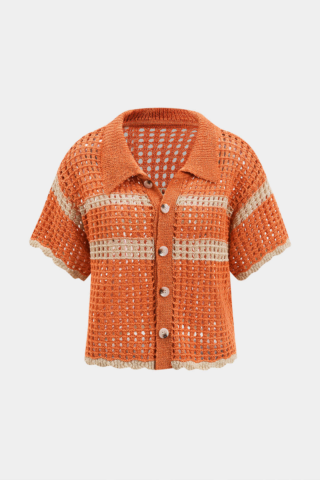 Knit Short Sleeve Top And Skirt Set