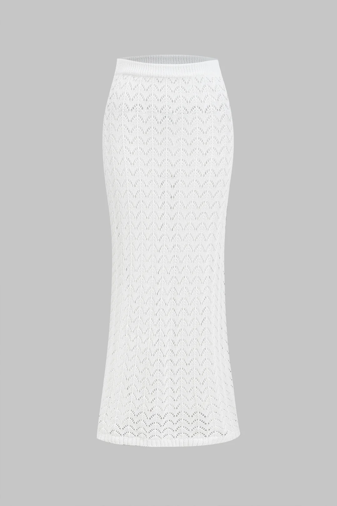 Knit Cut-Out Button Short-Sleeve Top and Skirt Set