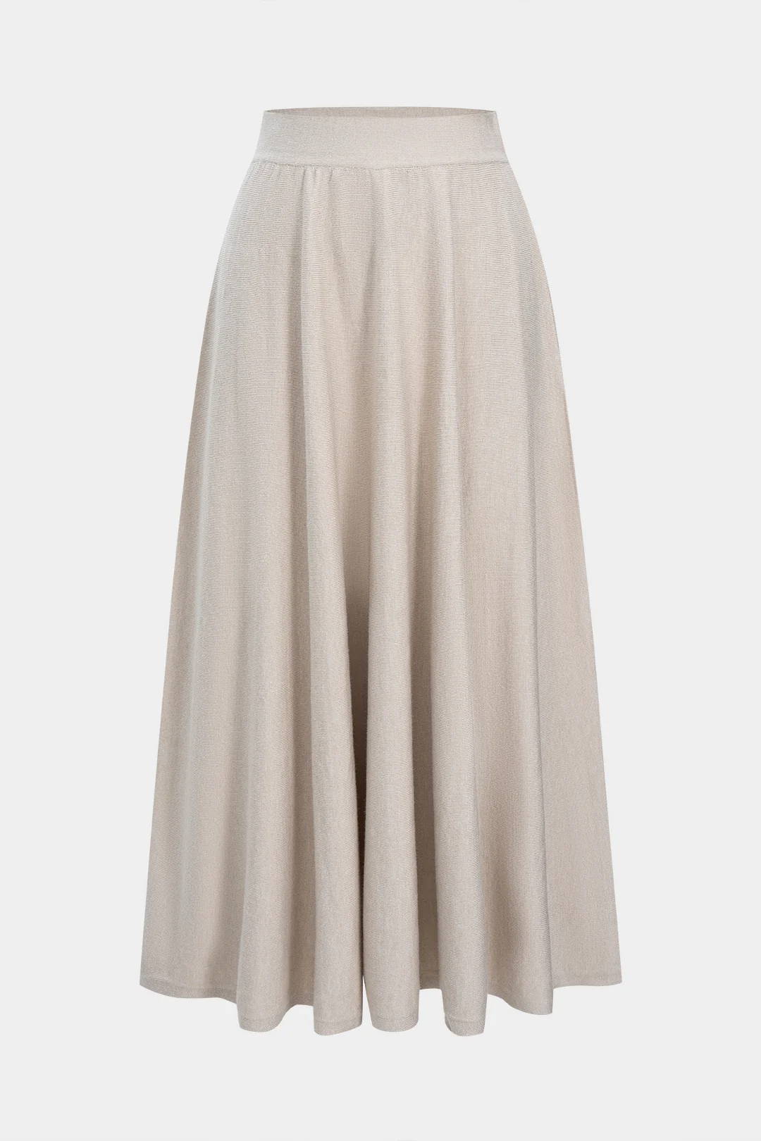 Knit Solid Ruched Skirt