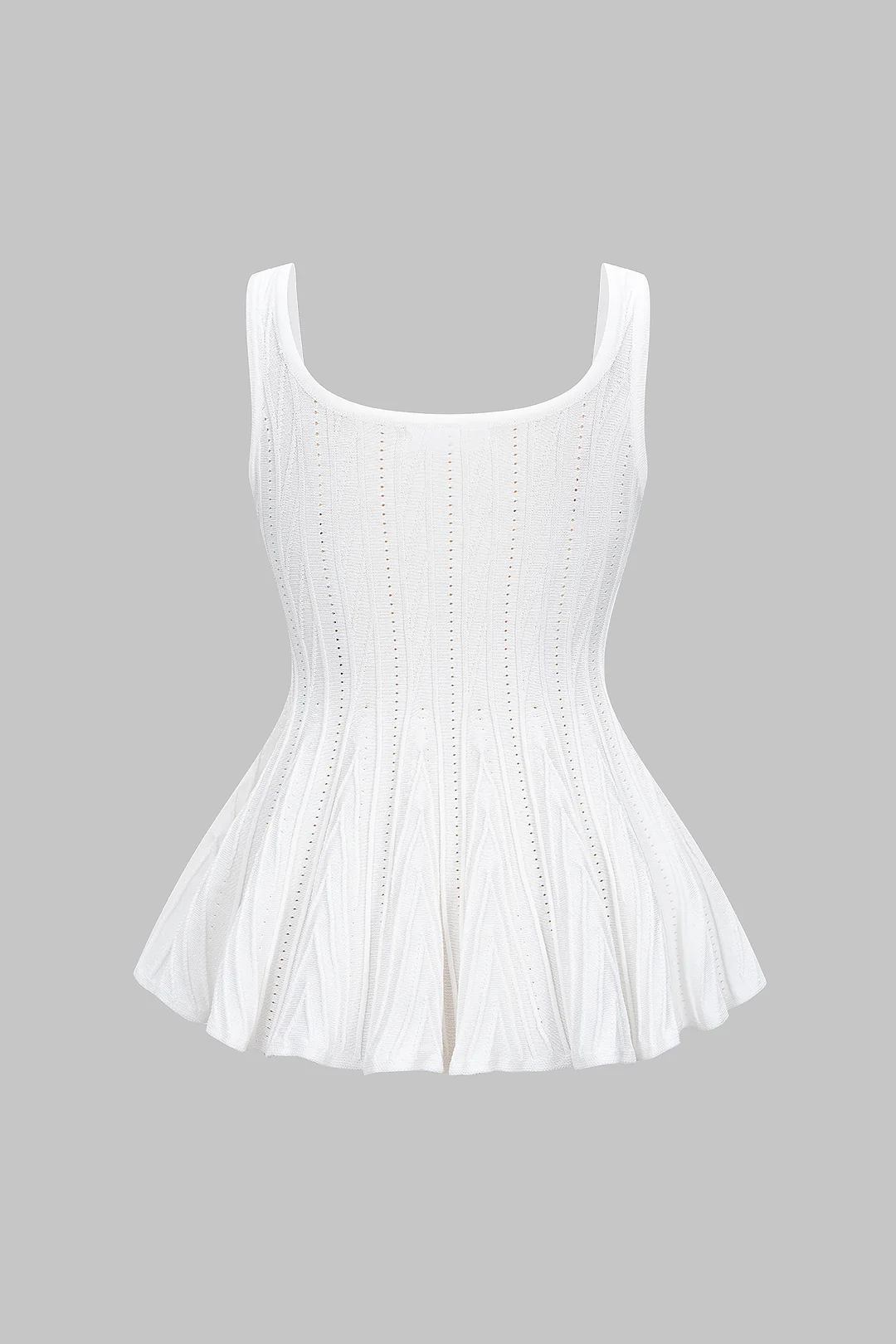 Ruched Hem Zipper Slip Cami Top