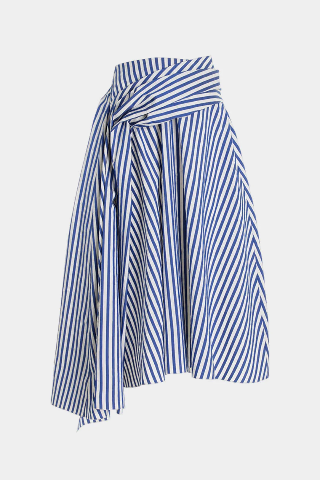 Contrasting Stripe Tie Skirt