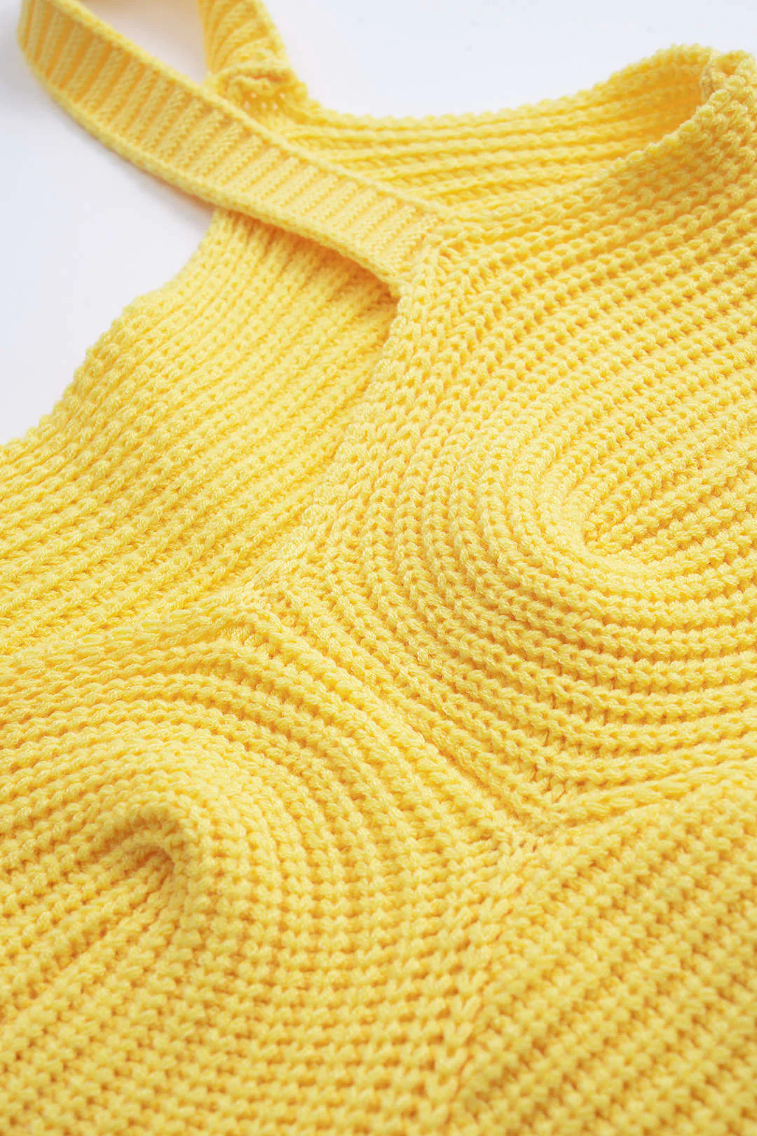 Cable Knit Sleeveless Mini Dress