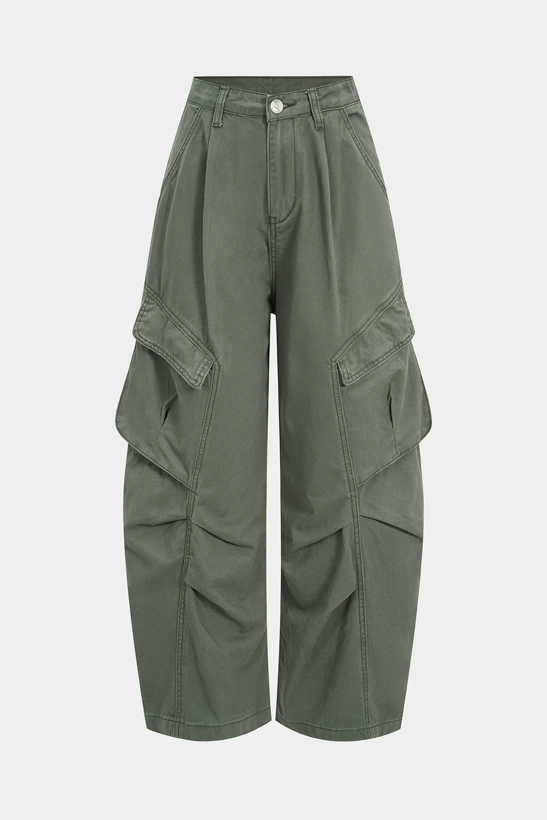 Denim Ruched Pocket Jeans