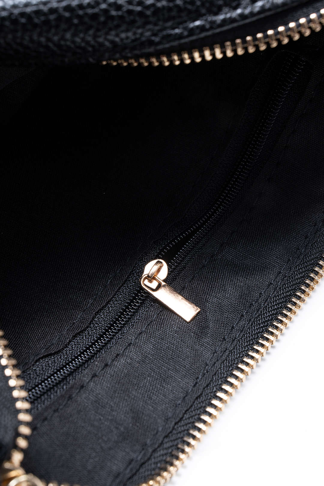 Faux Leather Zippered Handbag