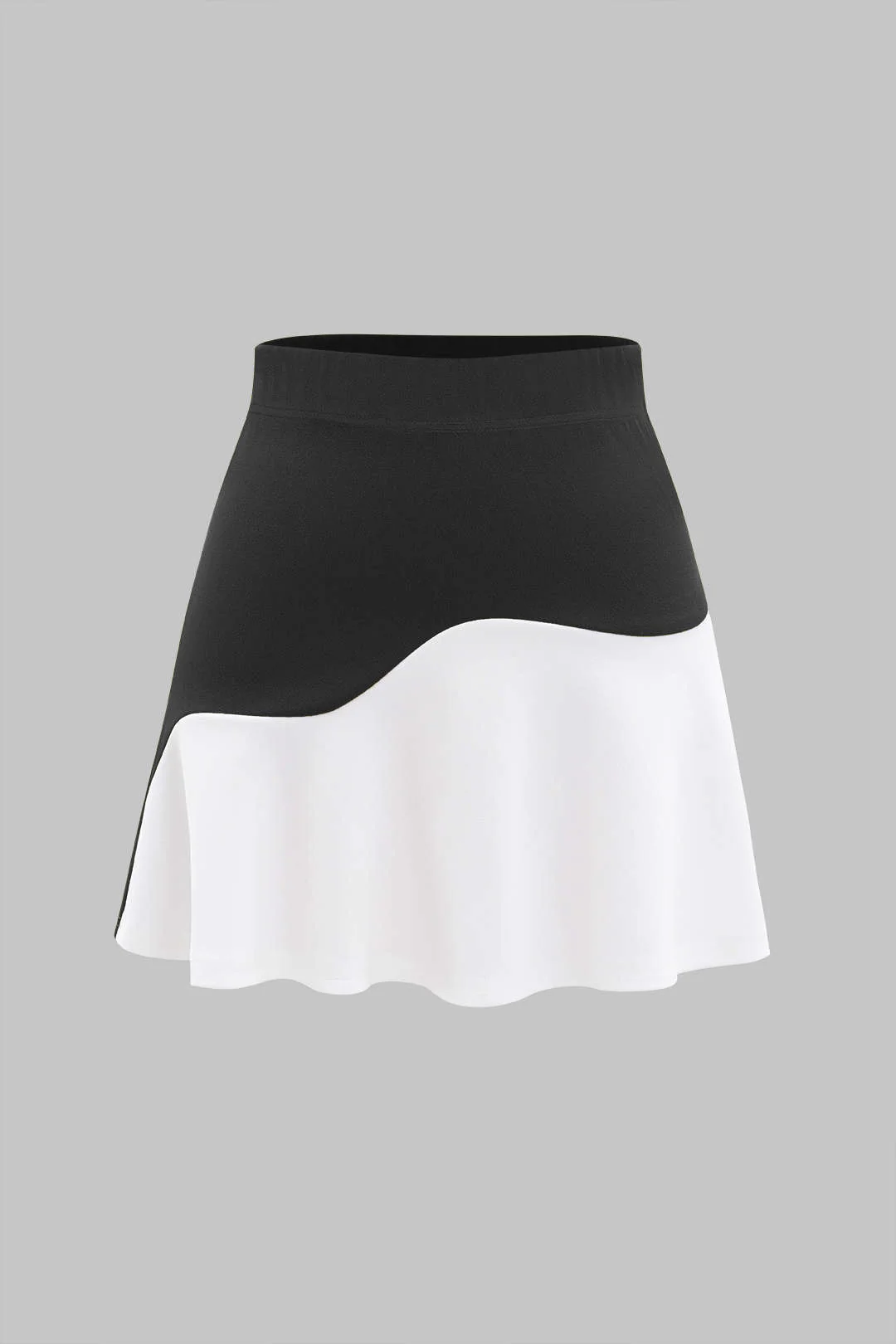 Asymmetrical Patchwork Skirt