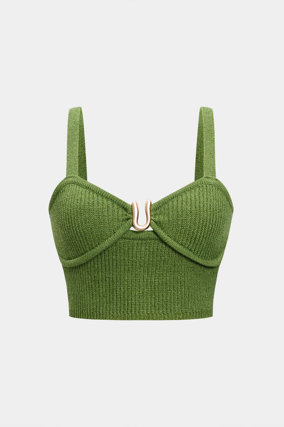 Metallic Knit Decorative Tank Top