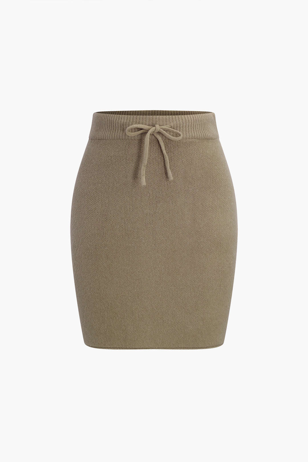Tied Sweater Skirt