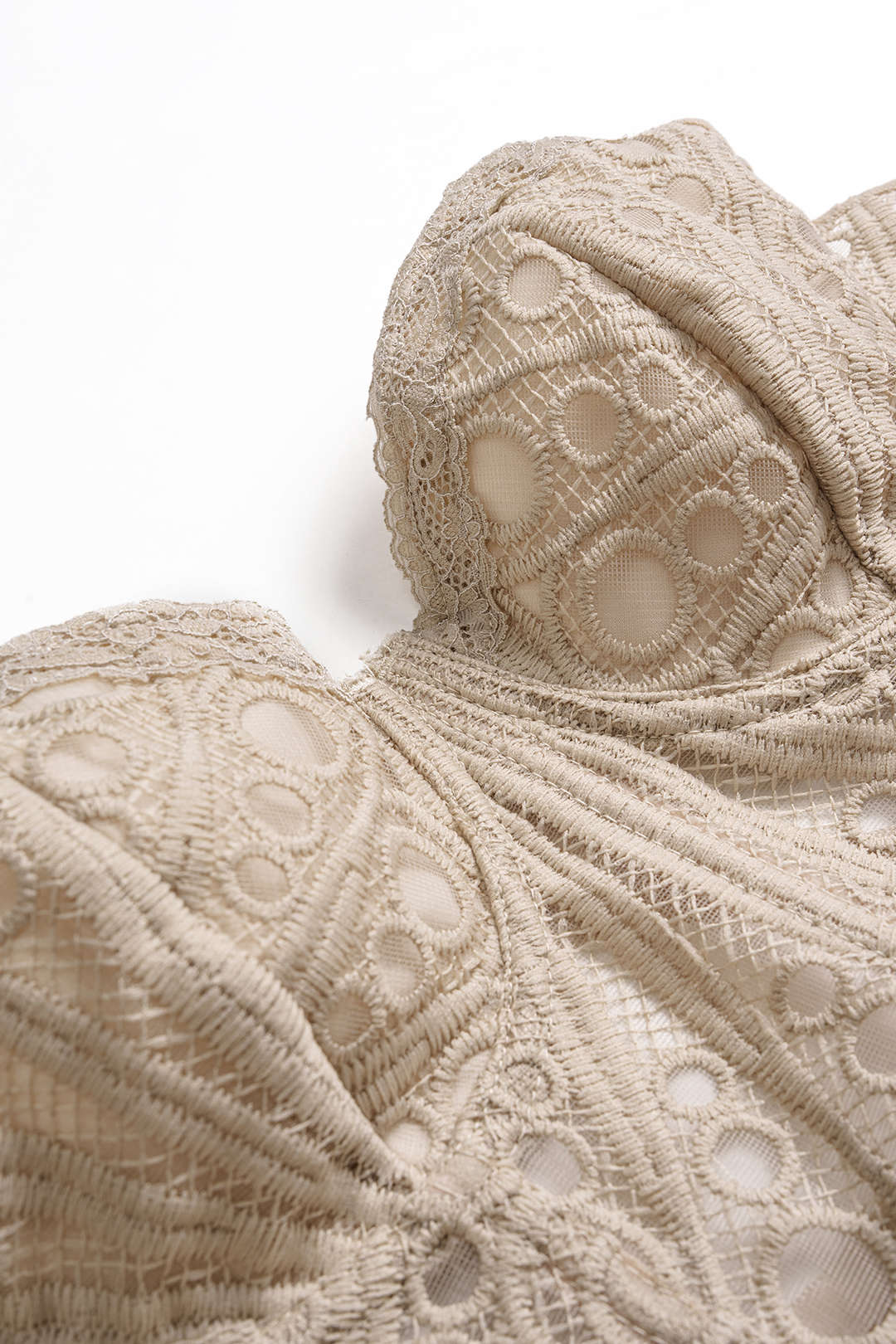 Lace Trimmed Tie-Back Corset Cami Top