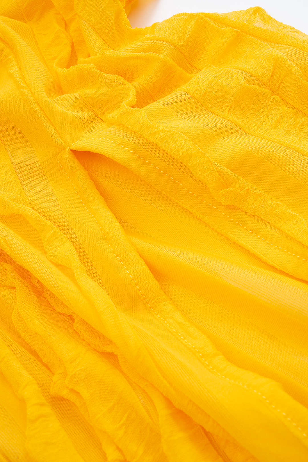 One-Shoulder Ruffle Sleeveless Slit Midi Dress