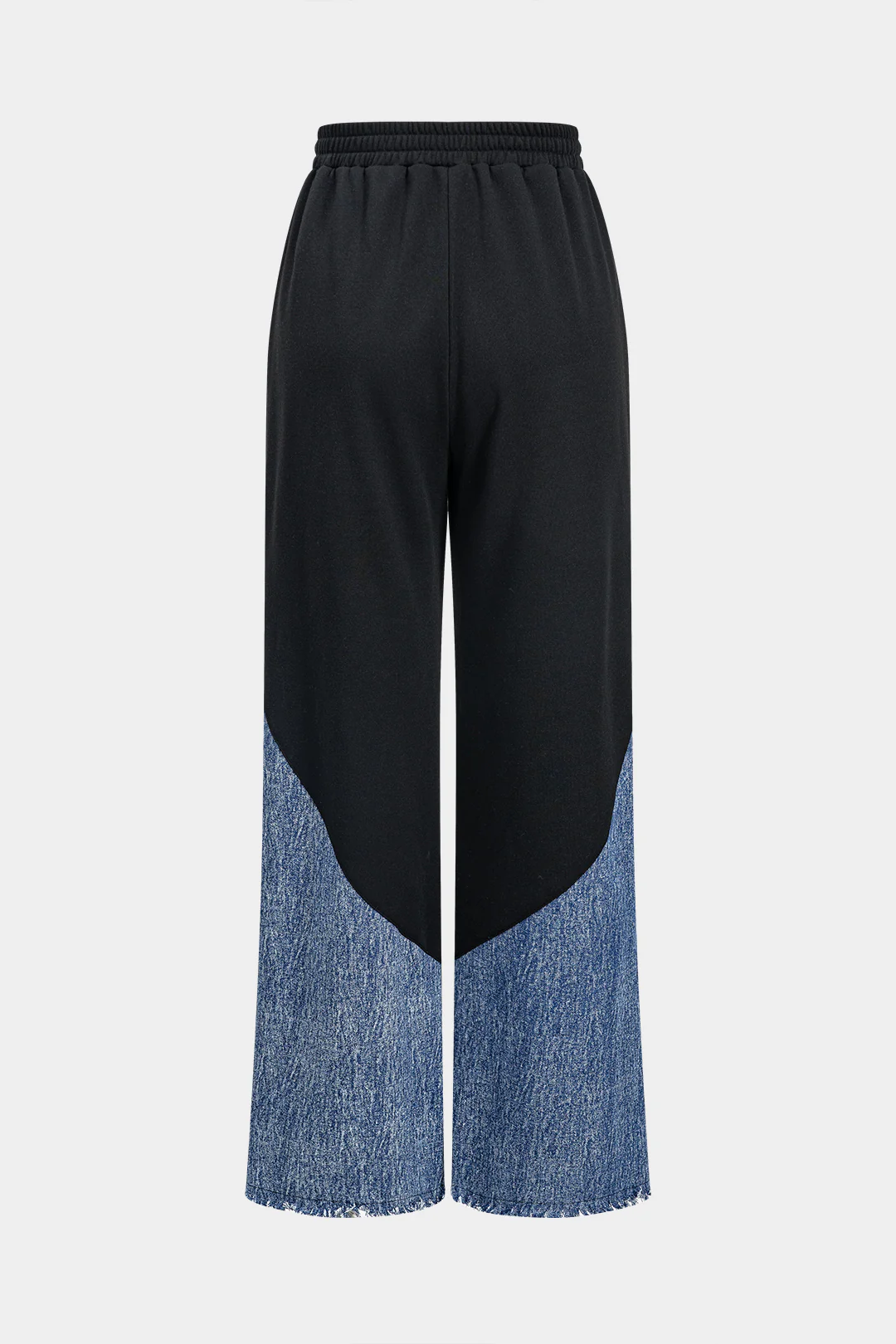 Patchwork Denim Trousers