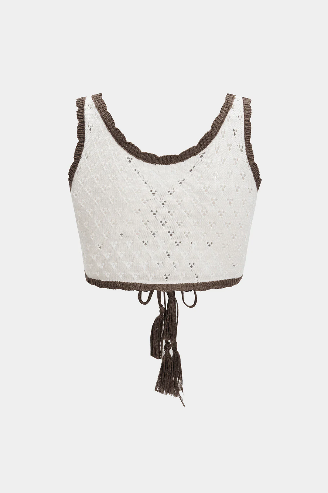 Hollow Out Strappy Top And Skirt Set