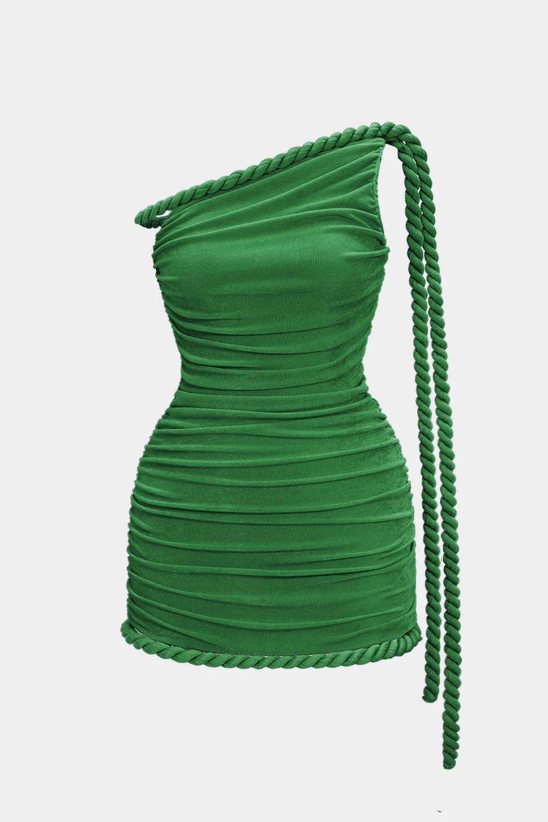 Plus Size Patchwork Twist Knot Sleeveless Mini Dress