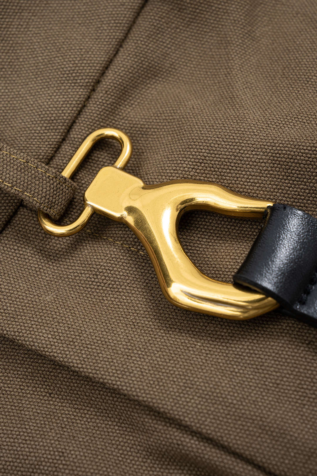 Metallic Asymmetric Skirt