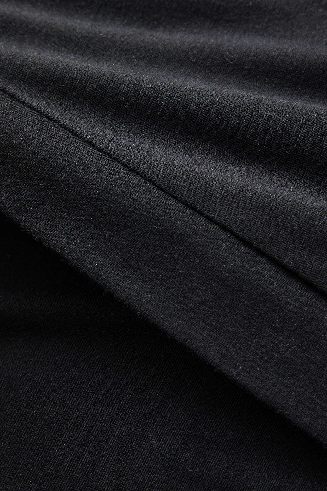 Faux Leather Crossed V-Neck Long-Sleeve Bodysuit