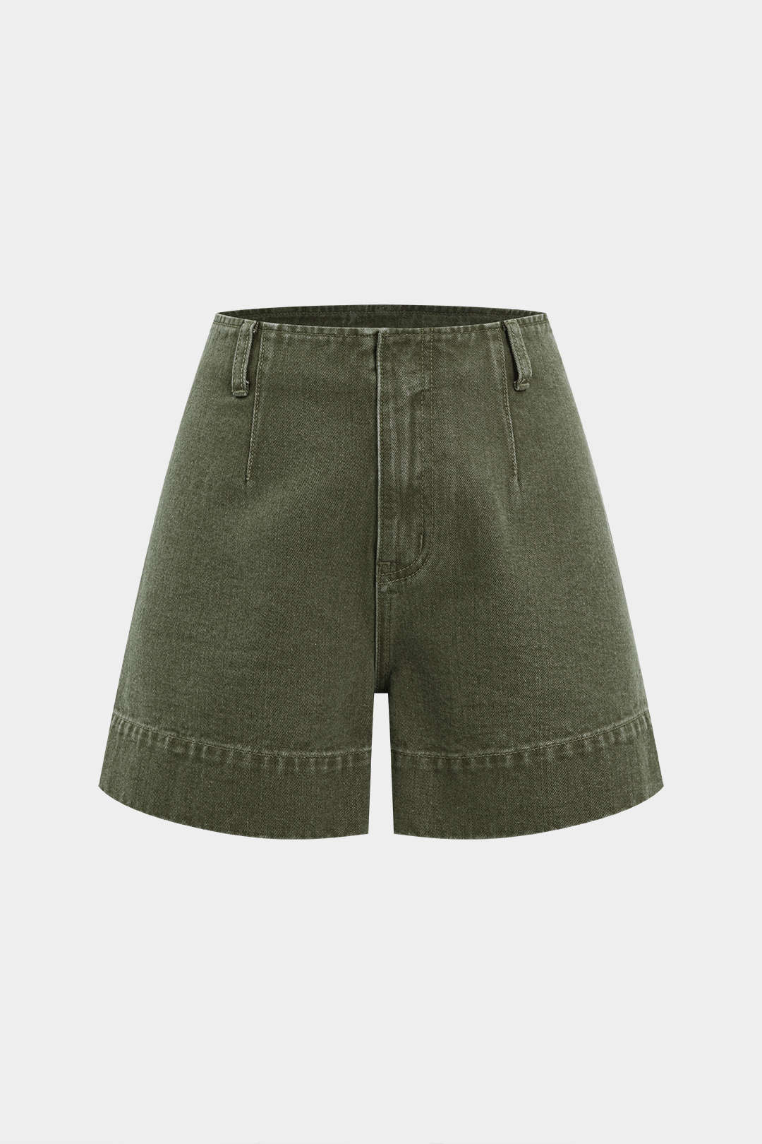 Denim Washed Pocket Shorts