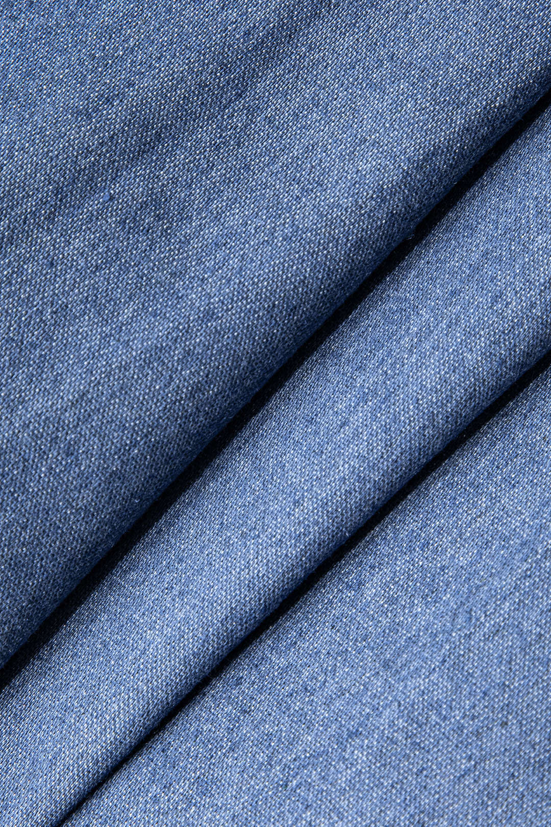 3D Floral Ruched Tank Denim Dress