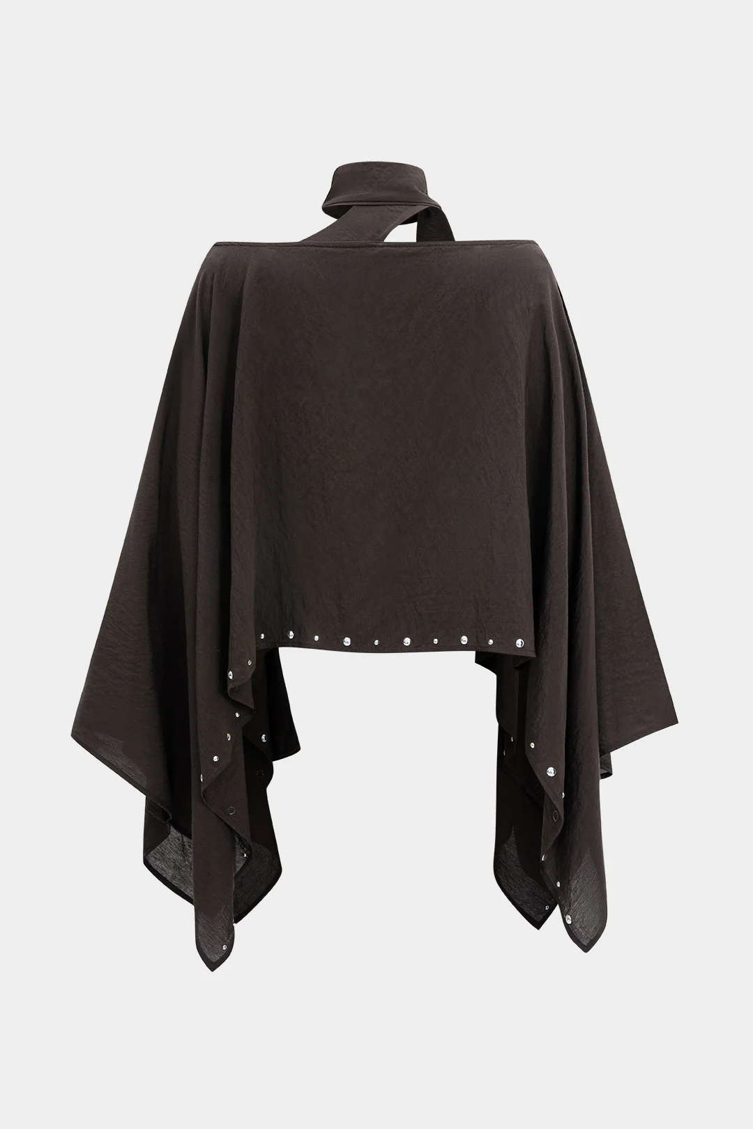 Batwing Sleeve With Scarf Top