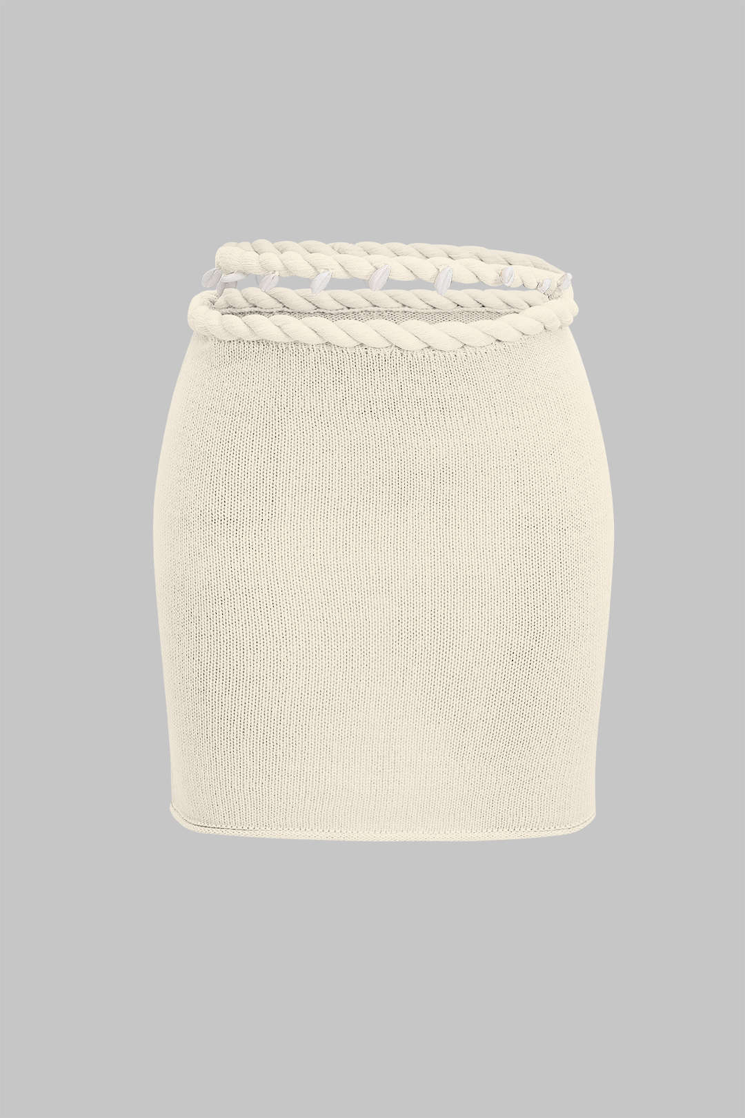 Knit Braided Decorative Skirt