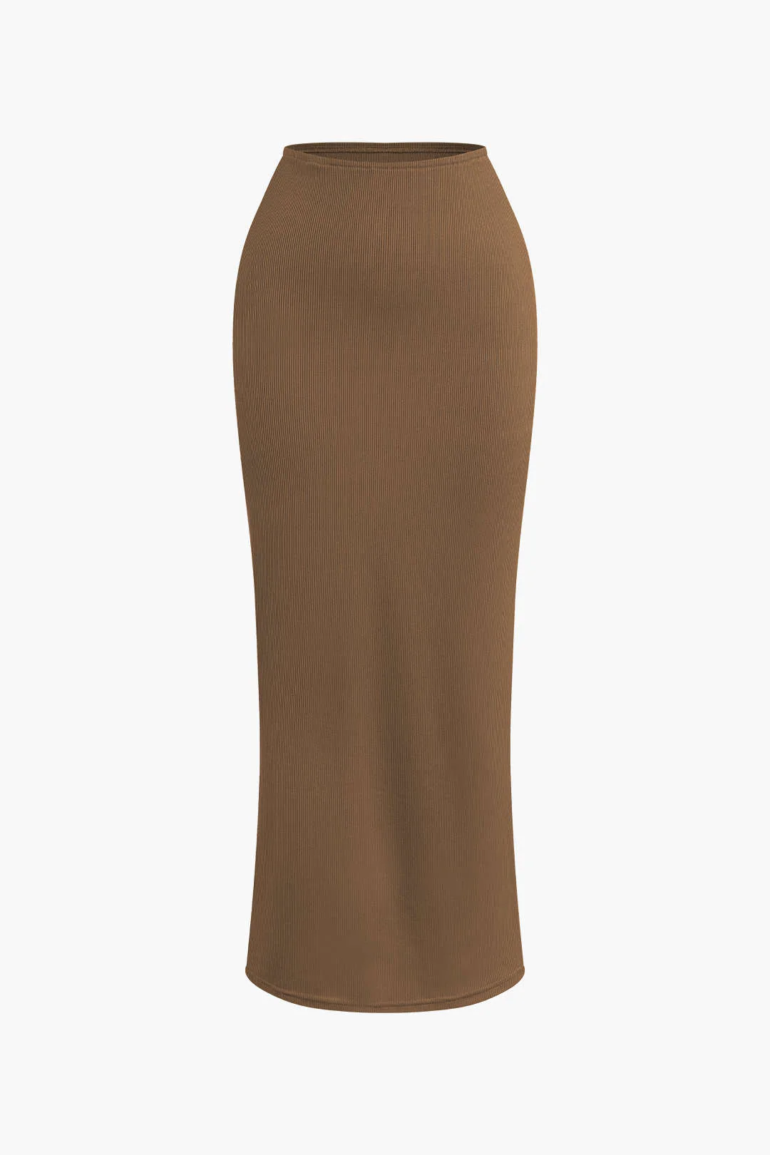 Asymmetrical Twist Top and High-Waist Maxi Skirt Outfit Set