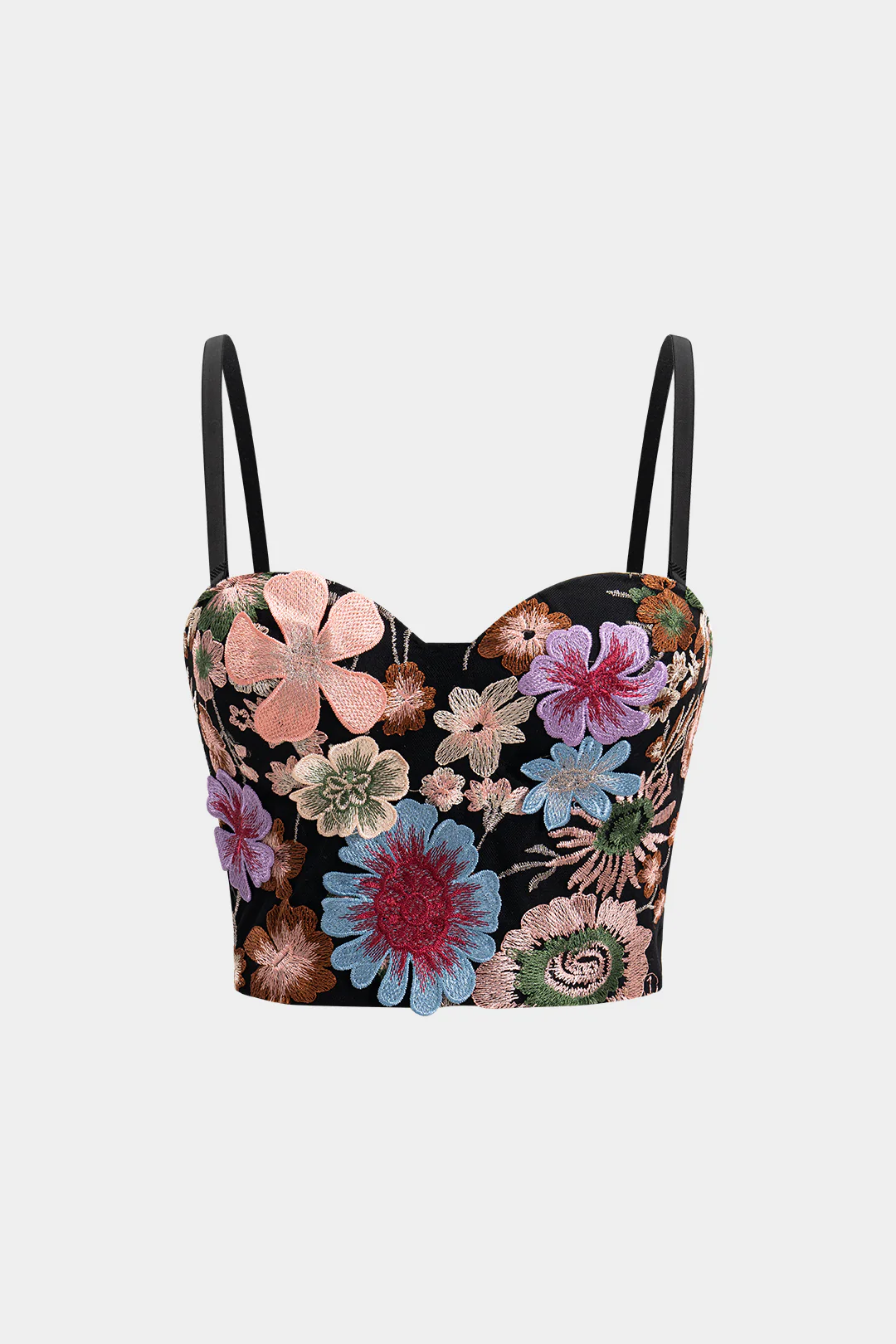 Slip Appliqué Embroidery Camisole Top