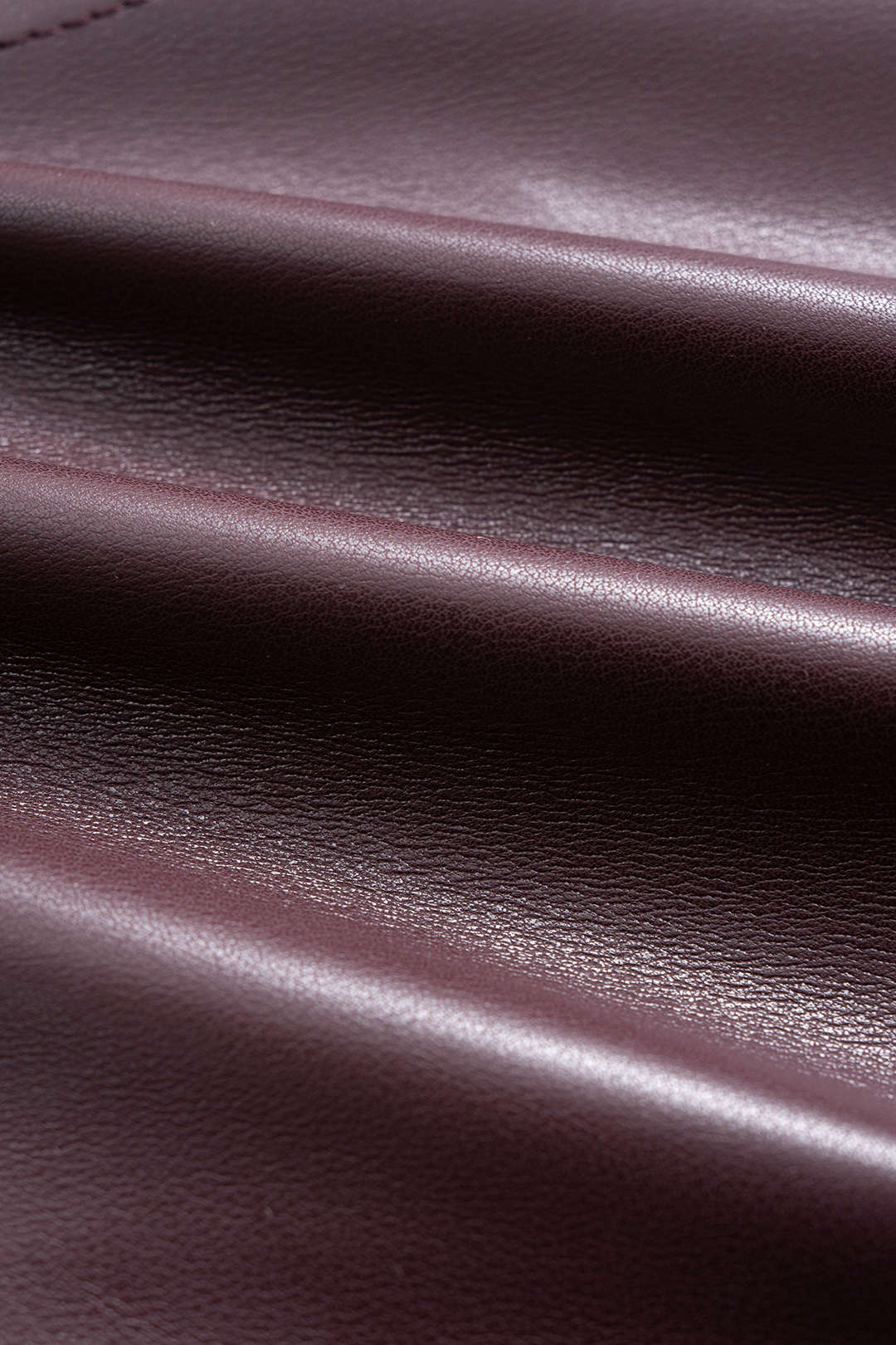 Faux Leather Stitched Strapless Tube Top