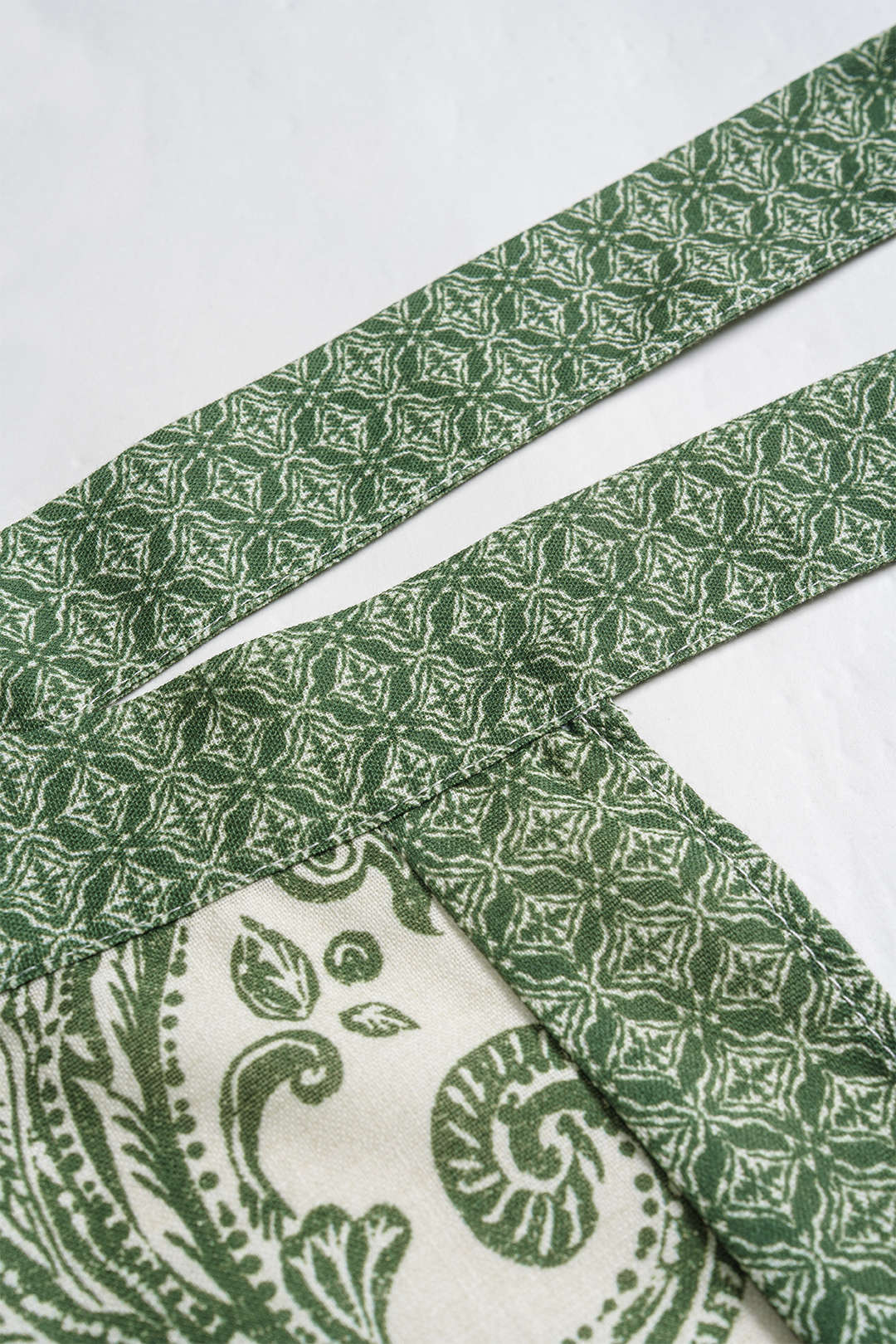 Floral Print Asymmetrical Tie Front Skirt