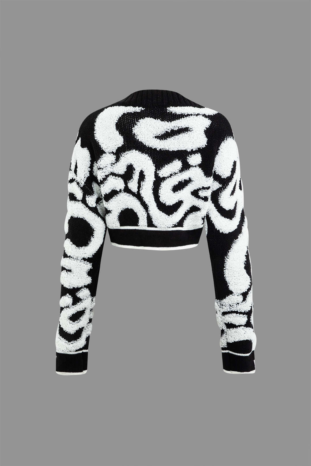 Colorblock V-neck Knit Button Up Cardigan