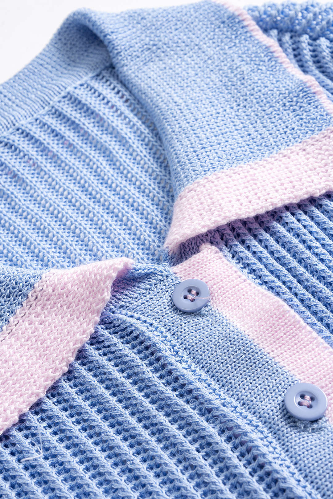 Knit Button Short-Sleeve Top