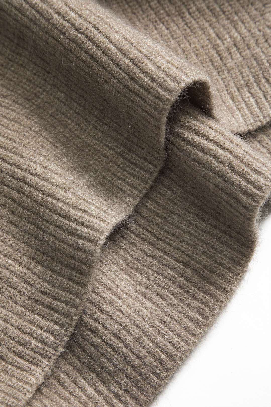 Solid Knit Belted Long-Sleeve Top