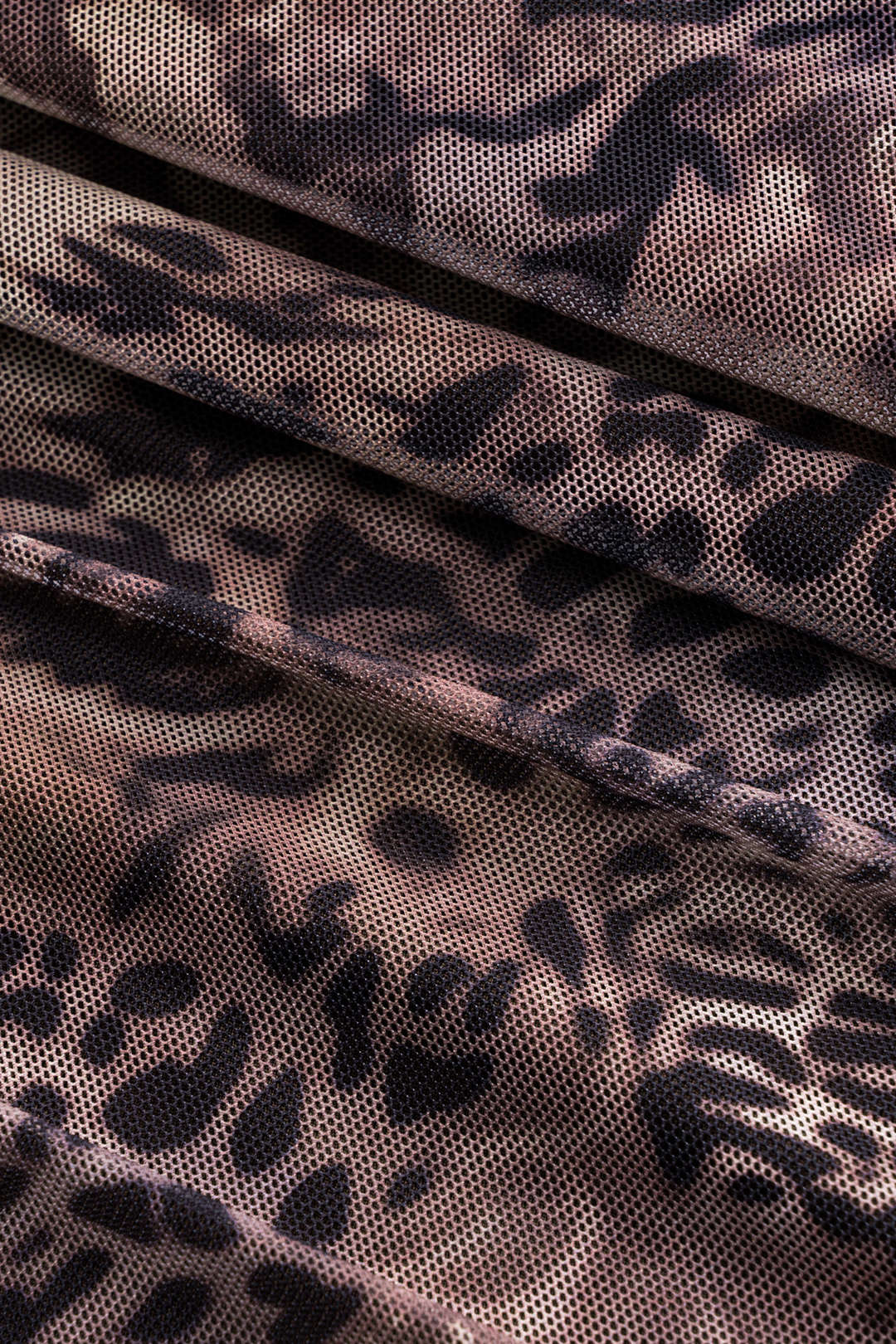 Leopard Print Irrgular Hem Skirt