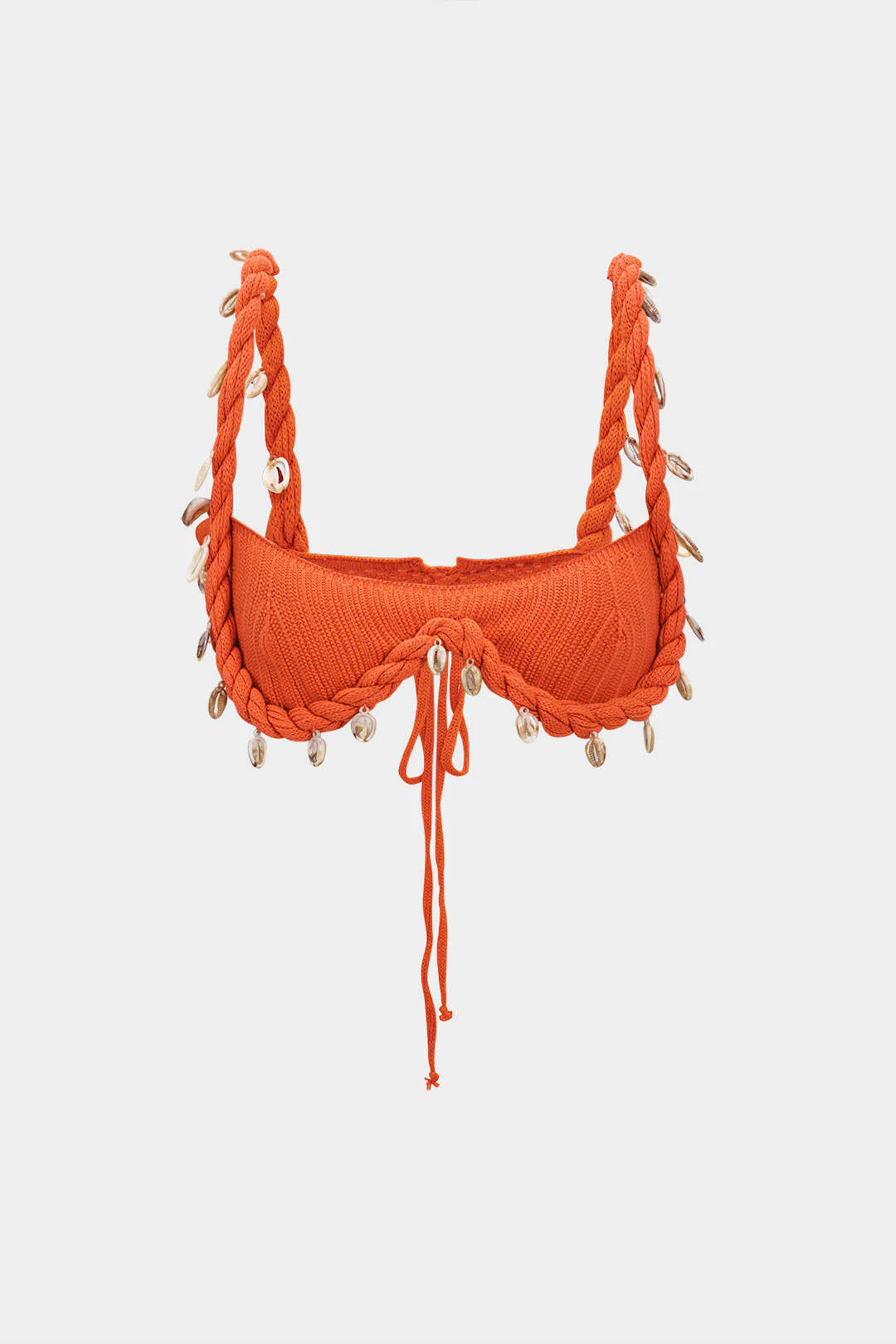 Knit Decor Tie-Up Tank Top